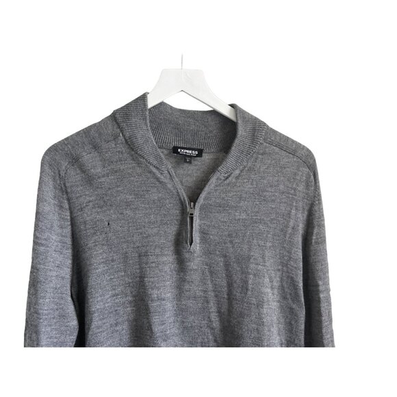 Express Zipper Front Sweater - Picture 2 of 4